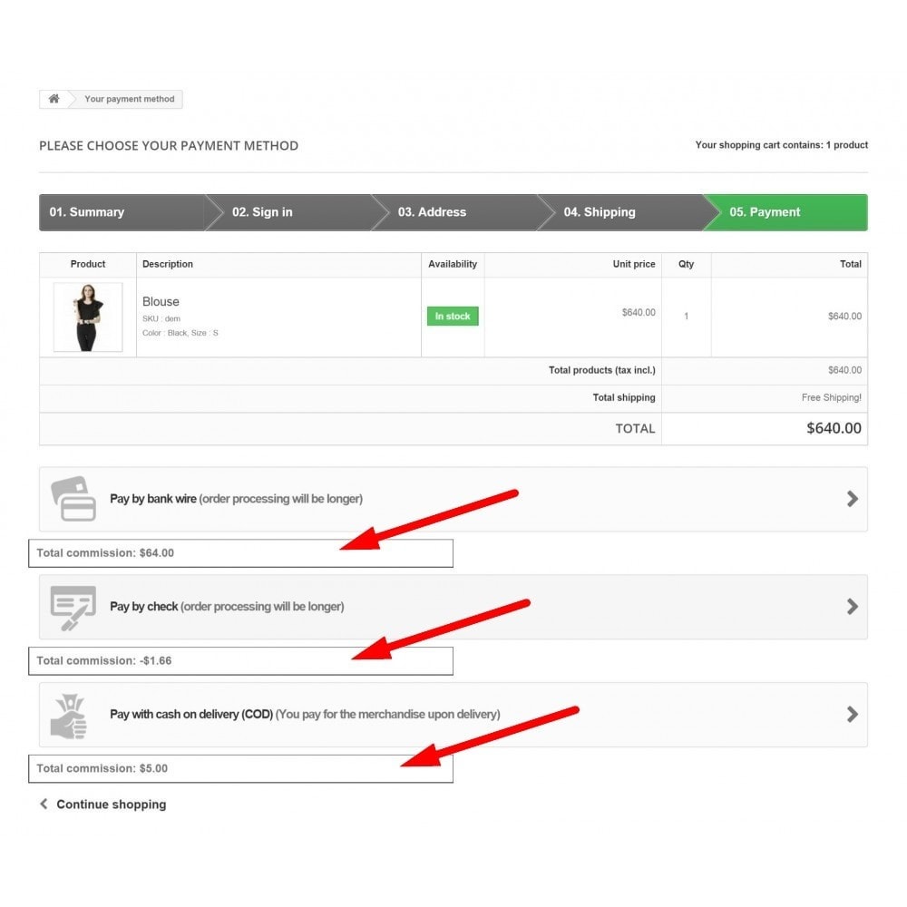 Payment With Fee支付方式收取费用Prestashop插件V2.0.9 - 图片3