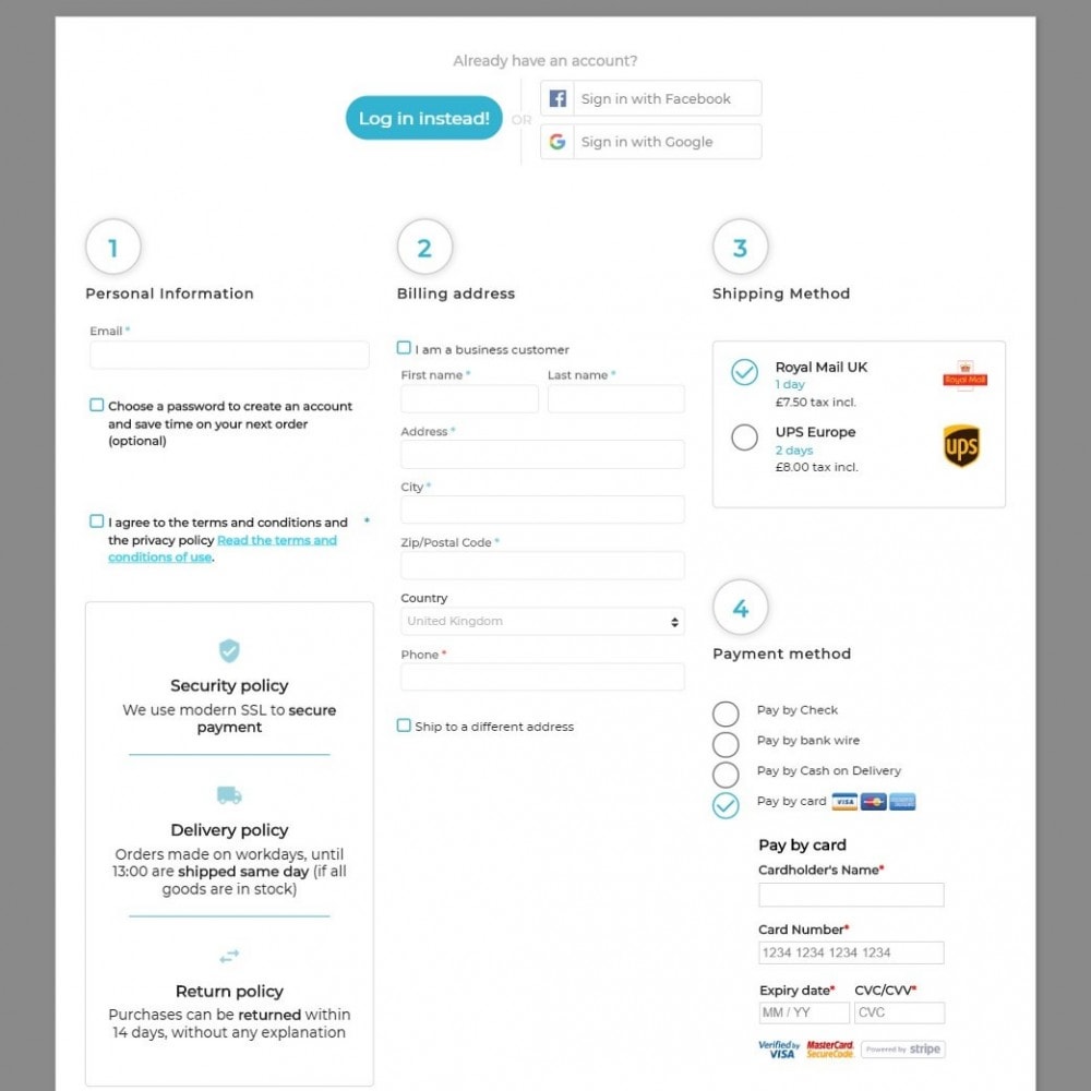 The Checkout高转化率单页结账Prestashop插件V3.3.10 支持PS8.1 The Checkout高转化率单页结账Prestashop插件V3.3.10 支持PS8.1