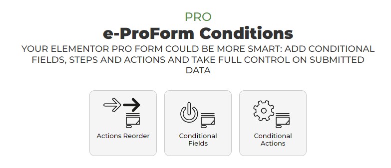 e-ProForm Conditions表单条件逻辑Elementor组件V2.2 - 图片2 e-ProForm Conditions表单条件逻辑Elementor组件V2.2 - 图片2