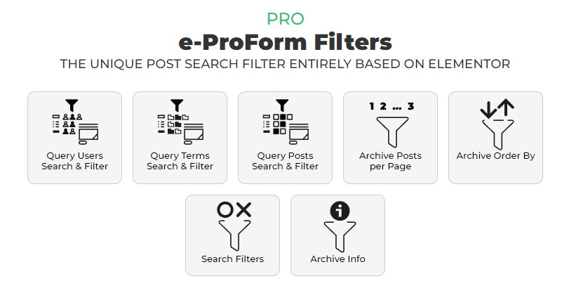 e-ProForm Filters文章过滤器Elementor组件V2.0.7 - 图片2 e-ProForm Filters文章过滤器Elementor组件V2.0.7 - 图片2