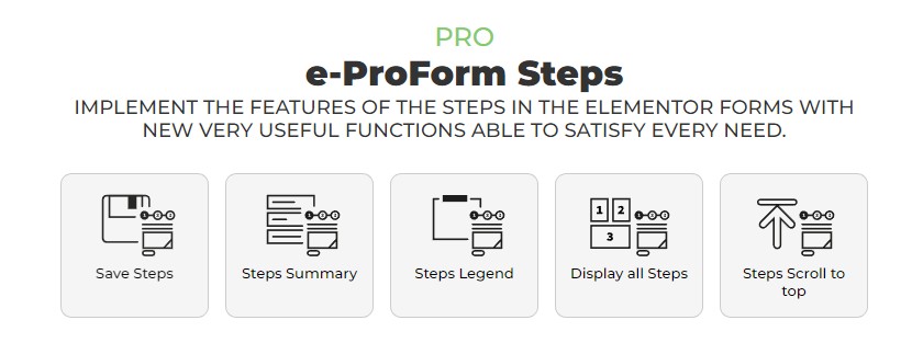 e-ProForm Steps分步骤表单元素Elementor组件V2.1 - 图片2