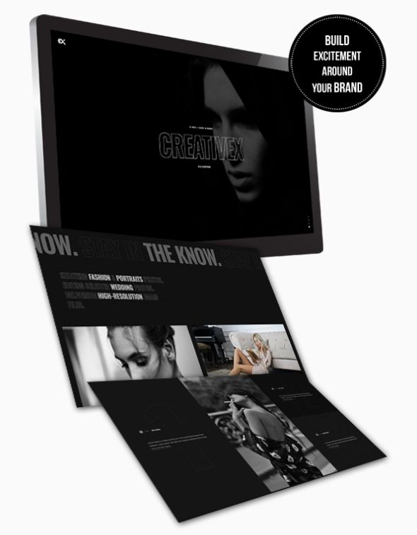 HTML5模板Creativex 1.0 酷黑视差创意设计作品集网站模板 - 图片2 HTML5模板Creativex 1.0 酷黑视差创意设计作品集网站模板 - 图片2