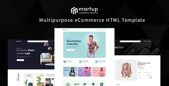 HTML5模板Martup 1.0 时尚优雅Bootstrap 5电子商务网站模板 HTML5模板Martup 1.0 时尚优雅Bootstrap 5电子商务网站模板