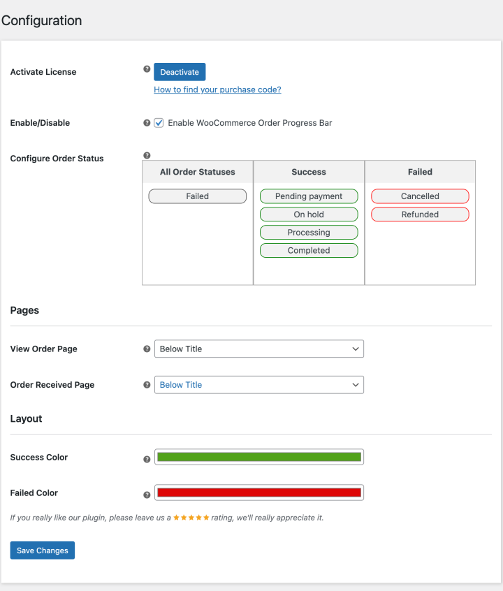 WooCommerce Order Progress Bar 1.0.2 订单履行进度条插件-1