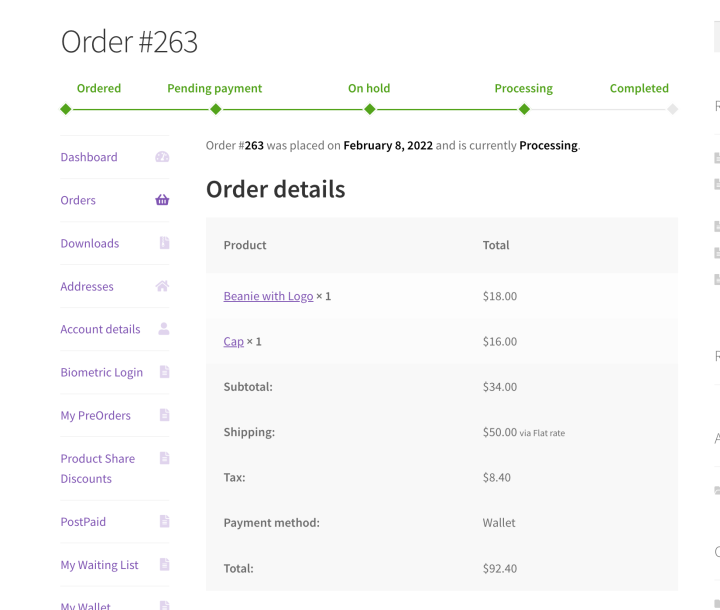WooCommerce Order Progress Bar 1.0.2 订单履行进度条插件-2