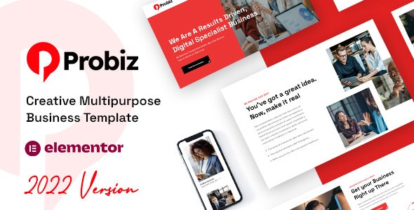 WordPress主题Probiz易用型多用途商业和企业网站模板 WordPress主题Probiz易用型多用途商业和企业网站模板
