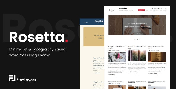 WordPress主题Rosetta 1.3 极简排版高性能博客网站模板 - 图片1 WordPress主题Rosetta 1.3 极简排版高性能博客网站模板 - 图片1