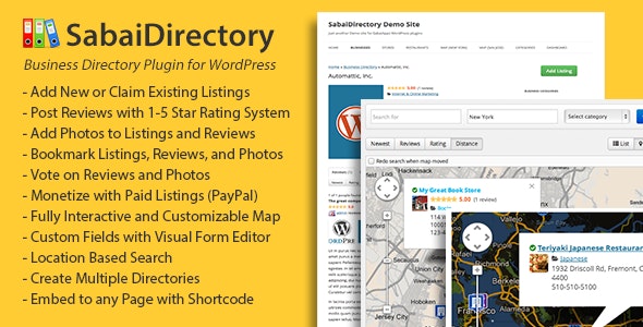 Sabai Directory商业分类目录列表WordPress插件V1.4.18 Sabai Directory商业分类目录列表WordPress插件V1.4.18
