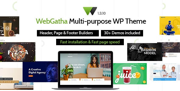 WordPress主题WebGatha 1.3.10 含30组演示多用途建站模板 - 图片1 WordPress主题WebGatha 1.3.10 含30组演示多用途建站模板 - 图片1