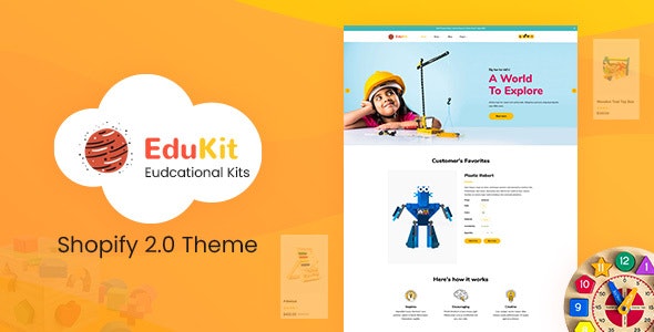 Edukit 1.0 益智玩具跨境电商网站Shopify主题 Edukit 1.0 益智玩具跨境电商网站Shopify主题