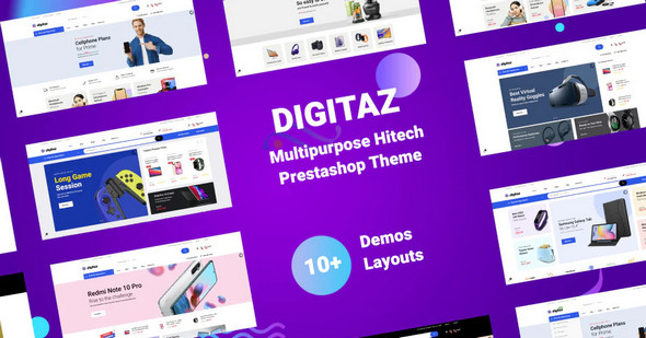 Leo Digitaz高科技数码电子产品跨境电商Prestashop主题V1.7.8.7 - 图片1 Leo Digitaz高科技数码电子产品跨境电商Prestashop主题V1.7.8.7 - 图片1