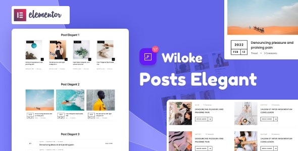 Wiloke Post Elegant Addon博客文章编辑器Elementor组件V1.0.17 Wiloke Post Elegant Addon博客文章编辑器Elementor组件V1.0.17