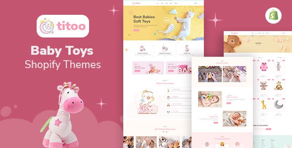 Titoo儿童玩具童装店跨境电商独立站Shopify主题V1.1 Titoo儿童玩具童装店跨境电商独立站Shopify主题V1.1