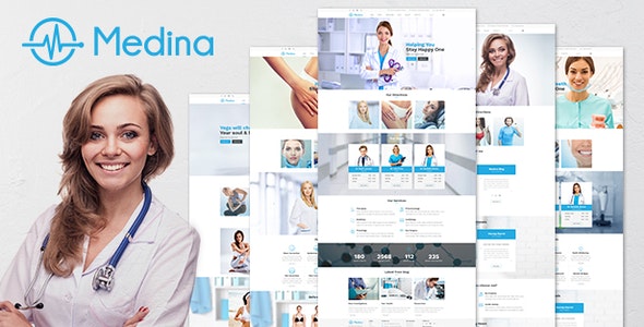 WordPress主题Medina 1.5.0 整容医院和牙医网站模板 - 图片1 WordPress主题Medina 1.5.0 整容医院和牙医网站模板 - 图片1