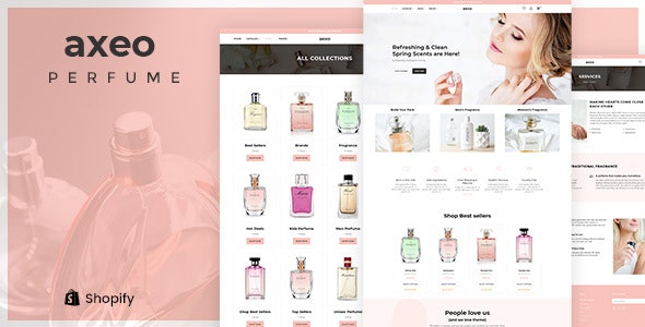 Axeo香水化妆品销售网店Shopify主题V1.0 Axeo香水化妆品销售网店Shopify主题V1.0