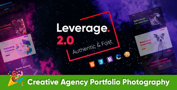 Leverage创意摄影设计和营销机构HTML5网站模板V2.1.3 - 图片1 Leverage创意摄影设计和营销机构HTML5网站模板V2.1.3 - 图片1