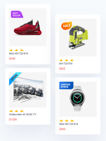 Acowebs Product Labels Pro产品角标徽章设计器WooCommerce插件 - 图片3 Acowebs Product Labels Pro产品角标徽章设计器WooCommerce插件 - 图片3