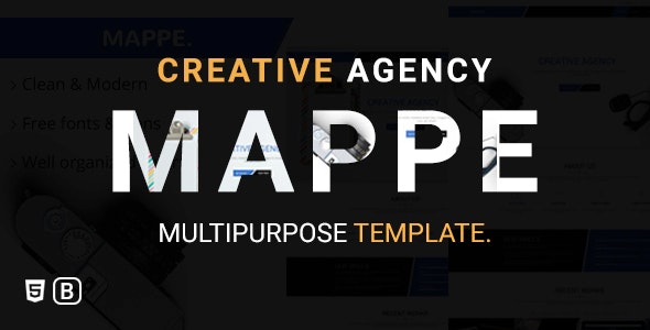 Mappe多用途创意设计机构案例展示HTML5网站模板V1.0 Mappe多用途创意设计机构案例展示HTML5网站模板V1.0