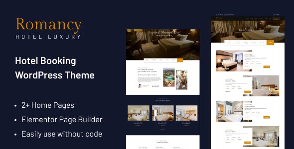 Romancy(v1.3.1)酒店度假村预订网站模板WordPress主题 Romancy(v1.3.1)酒店度假村预订网站模板WordPress主题