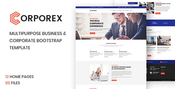 Corporex多用途商业和企业官网HTML5网站模板V1.1 Corporex多用途商业和企业官网HTML5网站模板V1.1