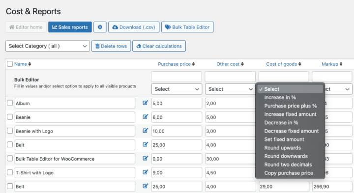 WooCommerce Cost & Reports 3.0.27 商品利润和收入报表插件-2 WooCommerce Cost & Reports 3.0.27 商品利润和收入报表插件-2