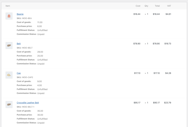 WooCommerce Cost & Reports 3.0.27 商品利润和收入报表插件-5 WooCommerce Cost & Reports 3.0.27 商品利润和收入报表插件-5