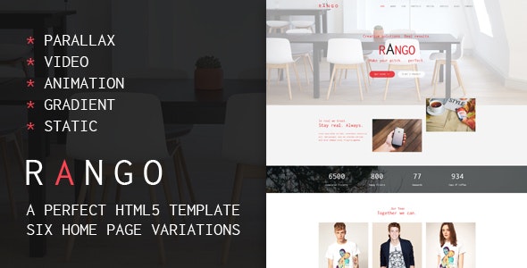 Rango含6组首页变体企业网站HTML5模板V1.0 Rango含6组首页变体企业网站HTML5模板V1.0