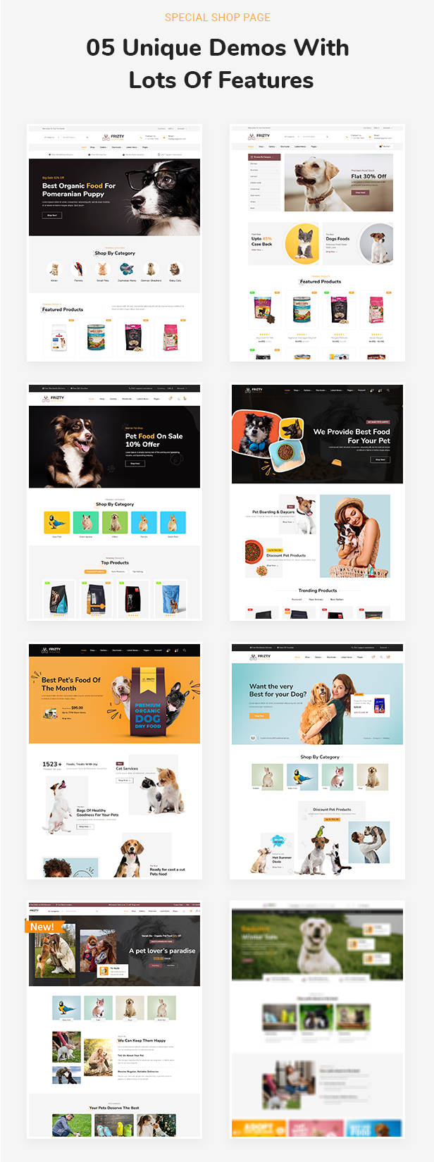 Frizty(v3.7)宠物用品销售网站WordPress主题 - 图片2