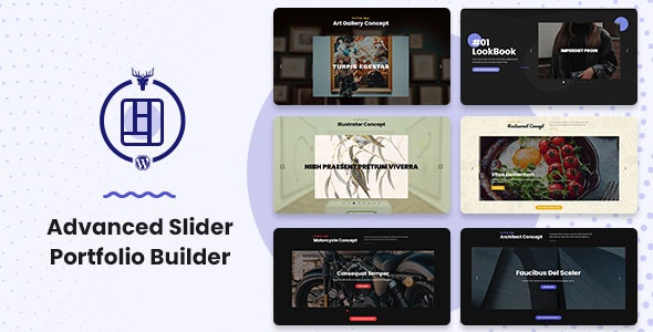 Slider Builder作品集幻灯片布局构建器WordPress插件1.0.1 Slider Builder作品集幻灯片布局构建器WordPress插件1.0.1