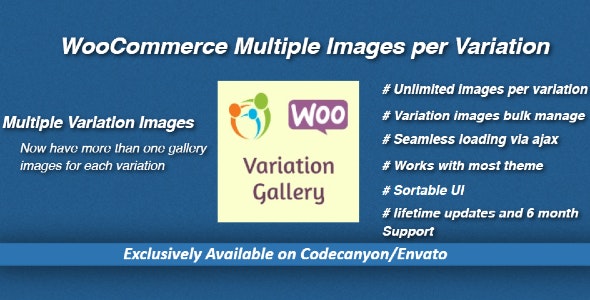 Multiple Images每个产品变体多张图片WooCommerce插件1.3.2 - 图片1 Multiple Images每个产品变体多张图片WooCommerce插件1.3.2 - 图片1
