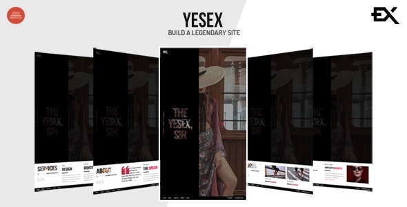 Yesex响应式全屏背景视频摄影设计作品展示HTML5模板1.1 Yesex响应式全屏背景视频摄影设计作品展示HTML5模板1.1
