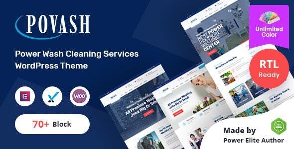 Povash v3.2:强力清洗服务企业专属WordPress主题,打造专业线上服务平台 Povash v3.2:强力清洗服务企业专属WordPress主题,打造专业线上服务平台