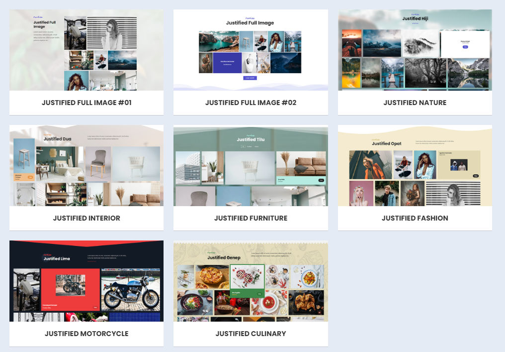 Justified Portfolio Builder双端对齐作品集生成器WordPress插件1.0版 - 图片2