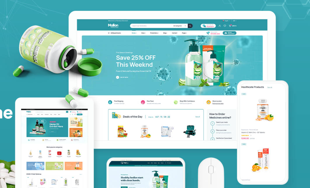 Mallon药品和医疗用品器械商店WooCommerce主题V1.5.2版 - 图片2