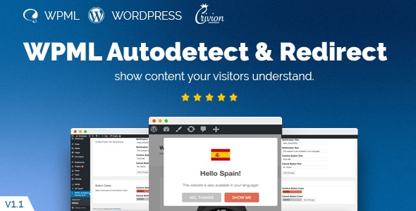WordPress插件WPML AutoRedirect汉化版V2.1 基于国家/地区IP重定向语言 WordPress插件WPML AutoRedirect汉化版V2.1 基于国家/地区IP重定向语言