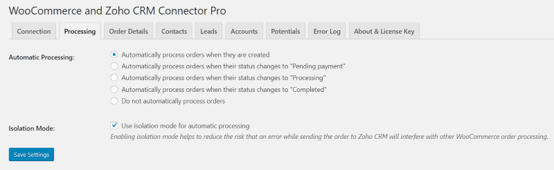 ZohoConnector商店集成连接Zoho CRM系统WooCommerce插件 - 图片3