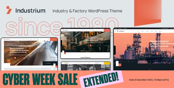 Industrium破解版_化工和冶金制造业WordPress主题 Industrium破解版_化工和冶金制造业WordPress主题