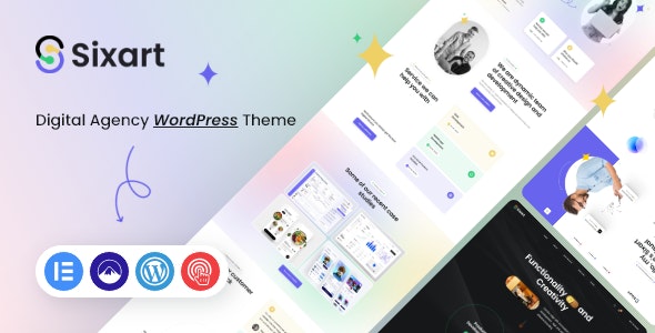 Sixart软件开发和Web设计机构网站WordPress主题V1.0.2 - 图片1 Sixart软件开发和Web设计机构网站WordPress主题V1.0.2 - 图片1
