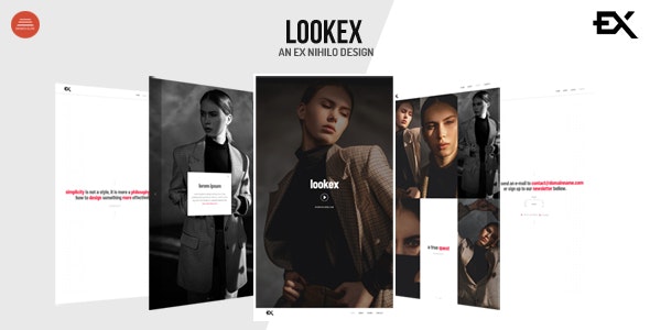 Lookex响应式创意酷炫设计作品集网站HTML5模板 Lookex响应式创意酷炫设计作品集网站HTML5模板