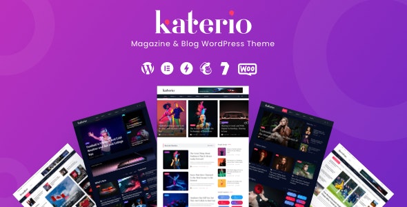 WordPress博客杂志网站主题Katerio中文汉化版V1.4 WordPress博客杂志网站主题Katerio中文汉化版V1.4