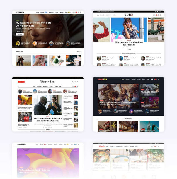 Wesper破解版(v1.1.8)WordPress博客杂志网站主题 - 图片2 Wesper破解版(v1.1.8)WordPress博客杂志网站主题 - 图片2