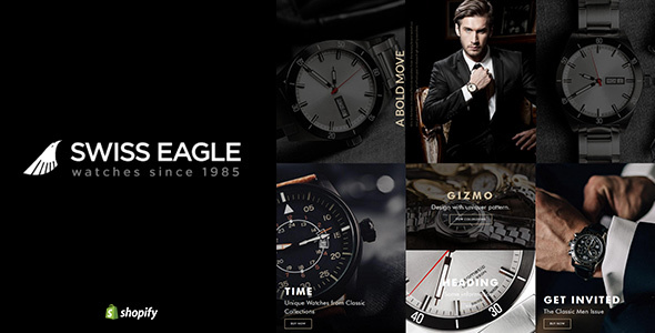 Swiss Eagle高端手表珠宝专营店Shopify主题 - 图片1 Swiss Eagle高端手表珠宝专营店Shopify主题 - 图片1
