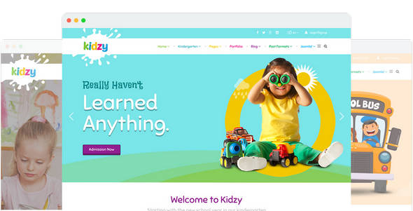 Kidzy幼儿园或小学网站Joomla模板 Kidzy幼儿园或小学网站Joomla模板