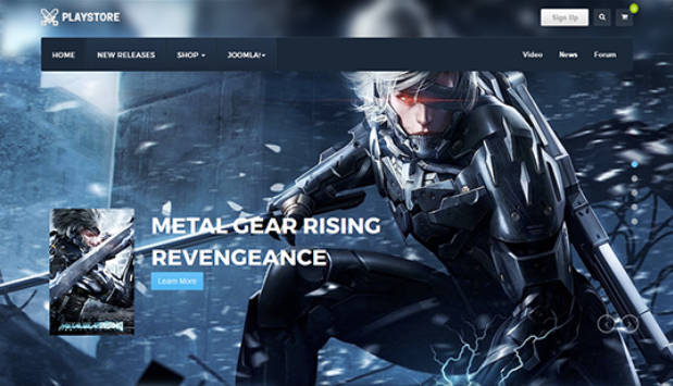 JA Playstore在线游戏销售商城Joomla模板 - 图片1 JA Playstore在线游戏销售商城Joomla模板 - 图片1