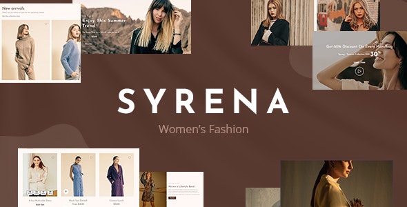 Syrena现代时装店和奢侈品牌精品店Shopify主题 Syrena现代时装店和奢侈品牌精品店Shopify主题