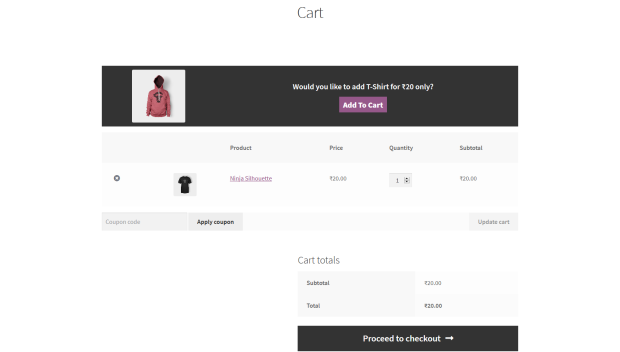 WooCommerce Cart Upsell购物车追加销售插件-1