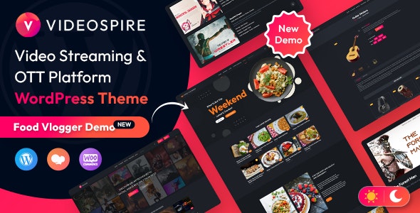 Videospire网剧点播OTT平台和短视频博客WordPress主题V1.0.5 - 图片1 Videospire网剧点播OTT平台和短视频博客WordPress主题V1.0.5 - 图片1
