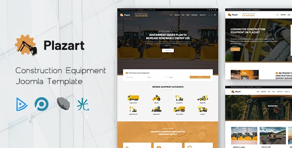 Plazart建筑施工设备租赁和销售网站Joomla模板 Plazart建筑施工设备租赁和销售网站Joomla模板