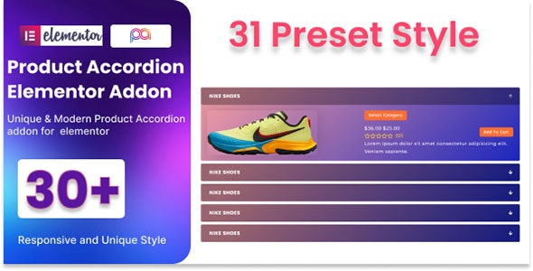 WooCommerce Product Accordion产品信息手风琴Elementor组件 - 图片1 WooCommerce Product Accordion产品信息手风琴Elementor组件 - 图片1