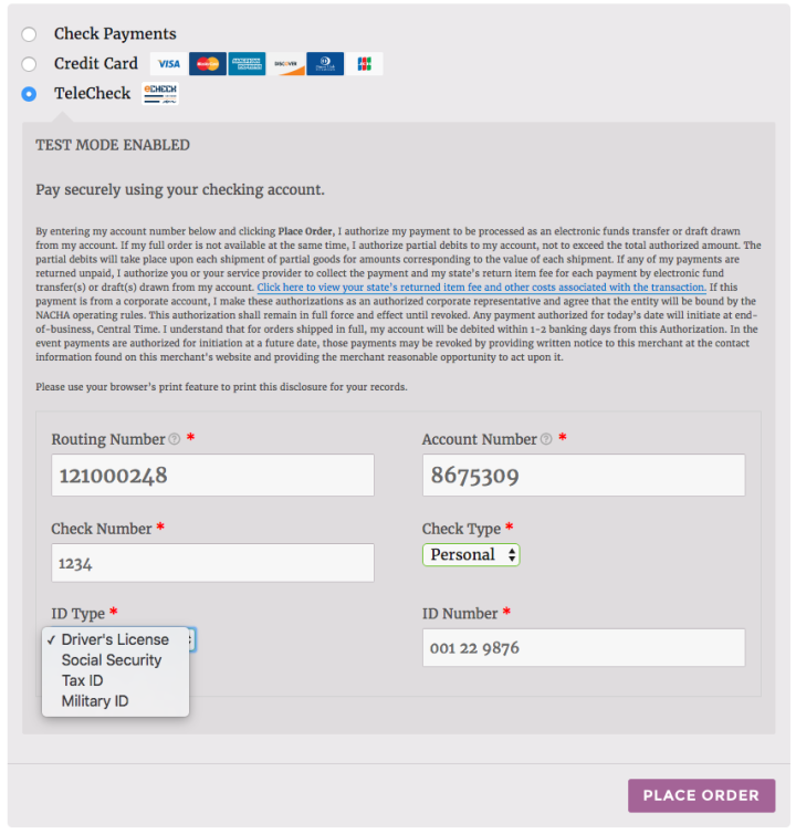 WooCommerce First Data Payeezy Gateway信用卡支付收款网关插件-7